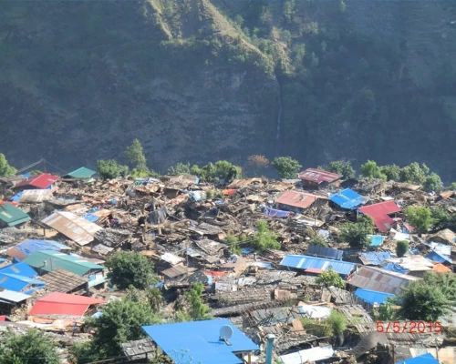 Larpak after earthquake